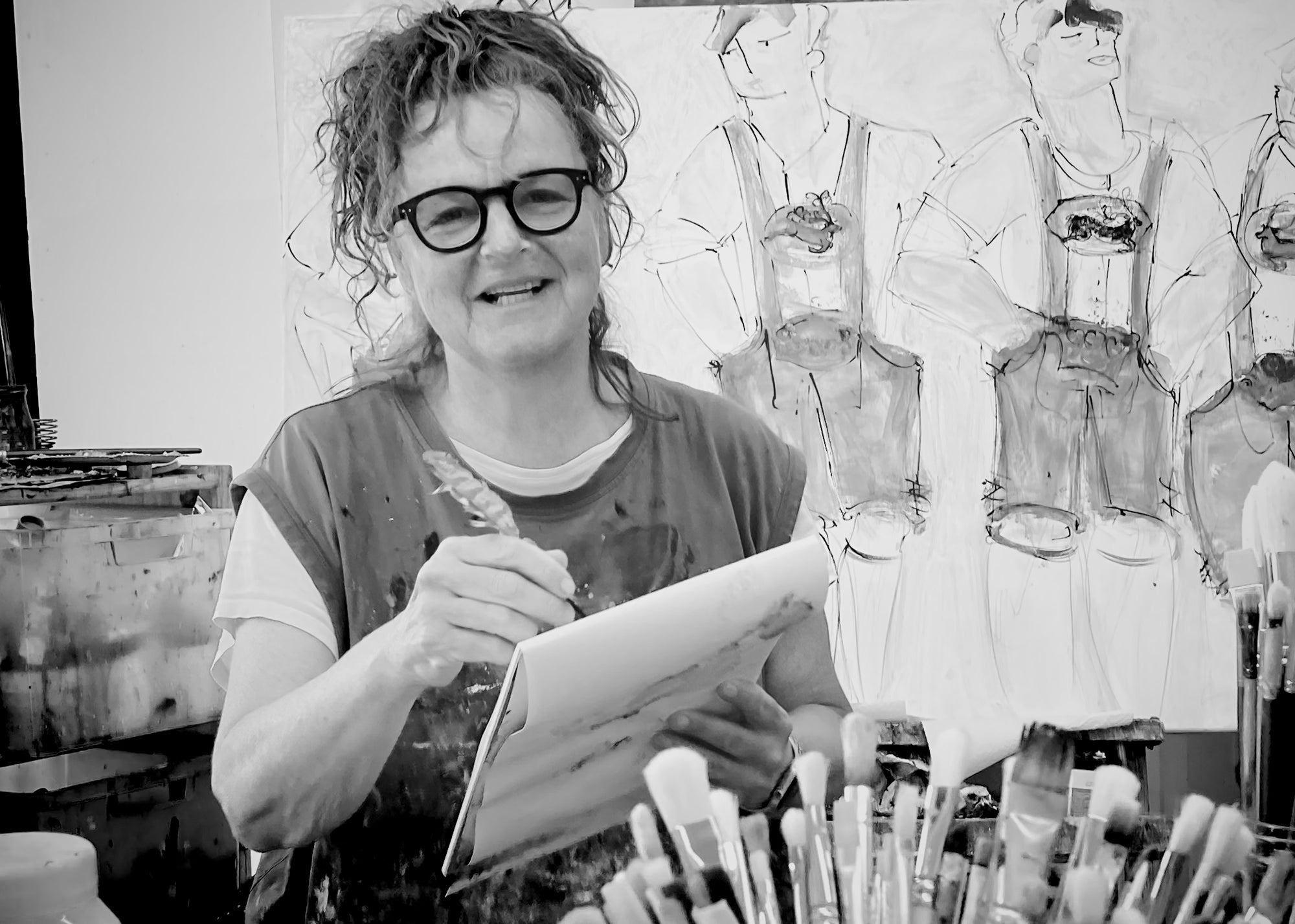 portrait einer Malerin