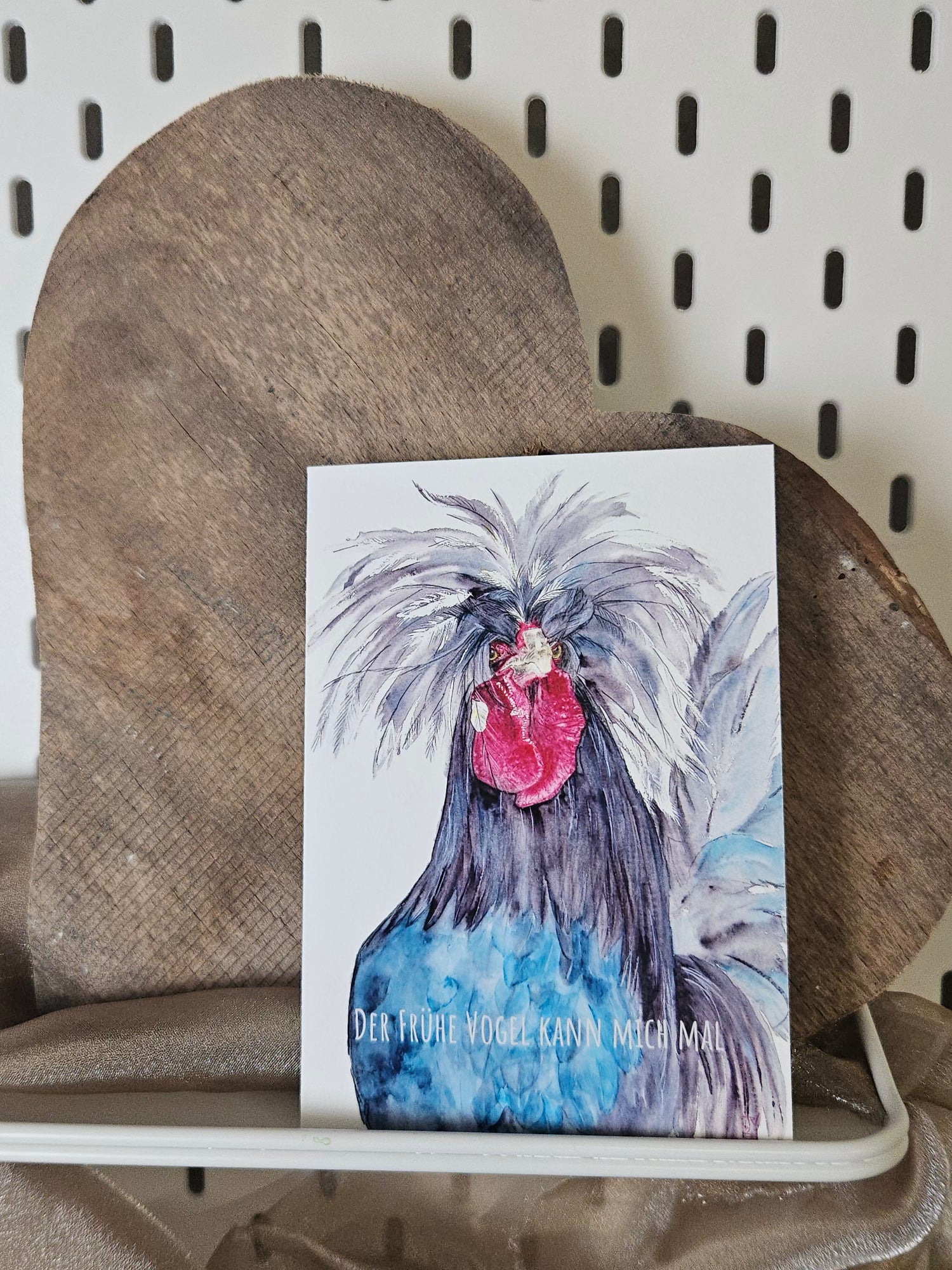 FineArtPrint Grußkarten Federn und Attitüde