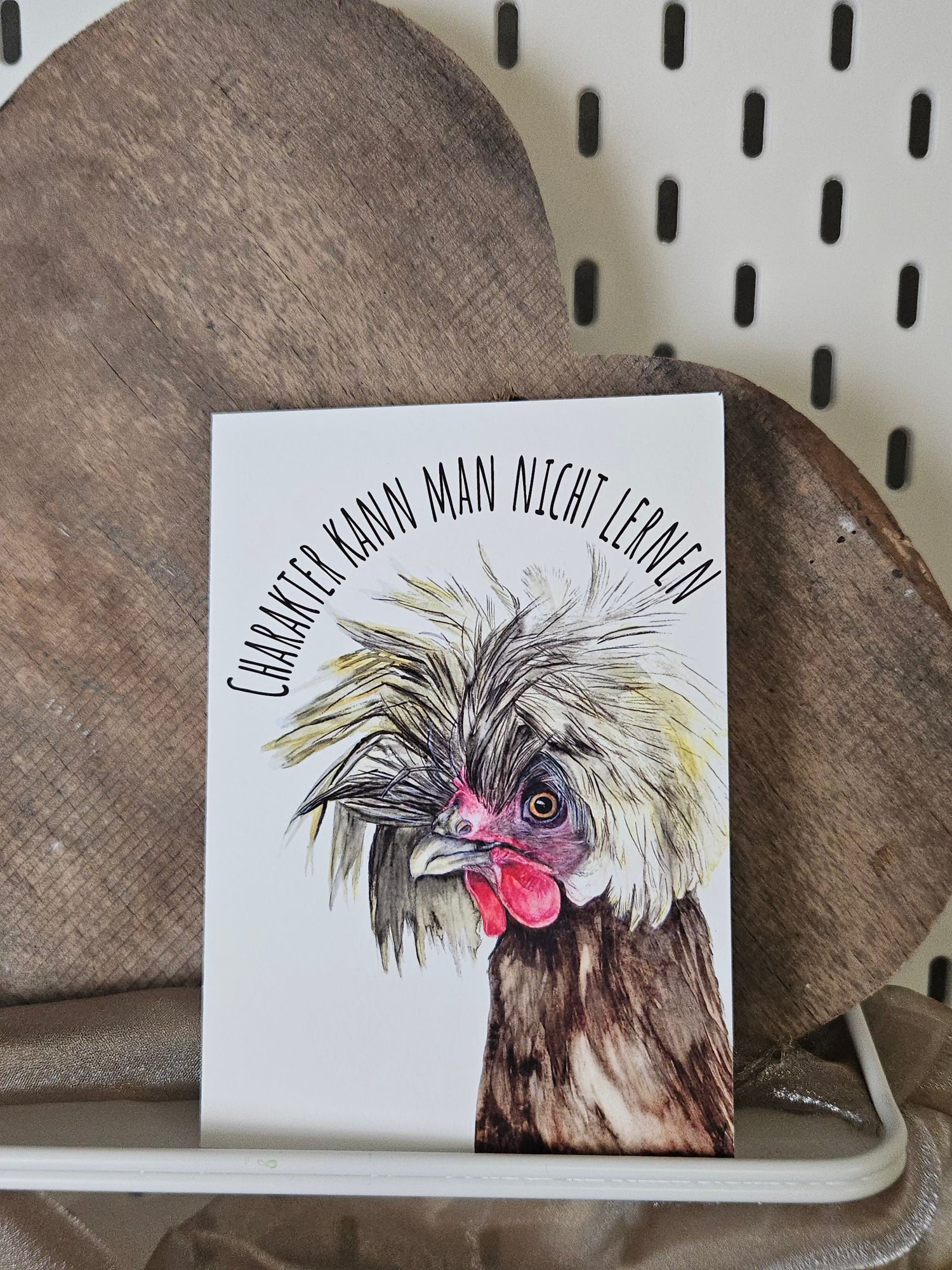 FineArtPrint Grußkarten Federn und Attitüde