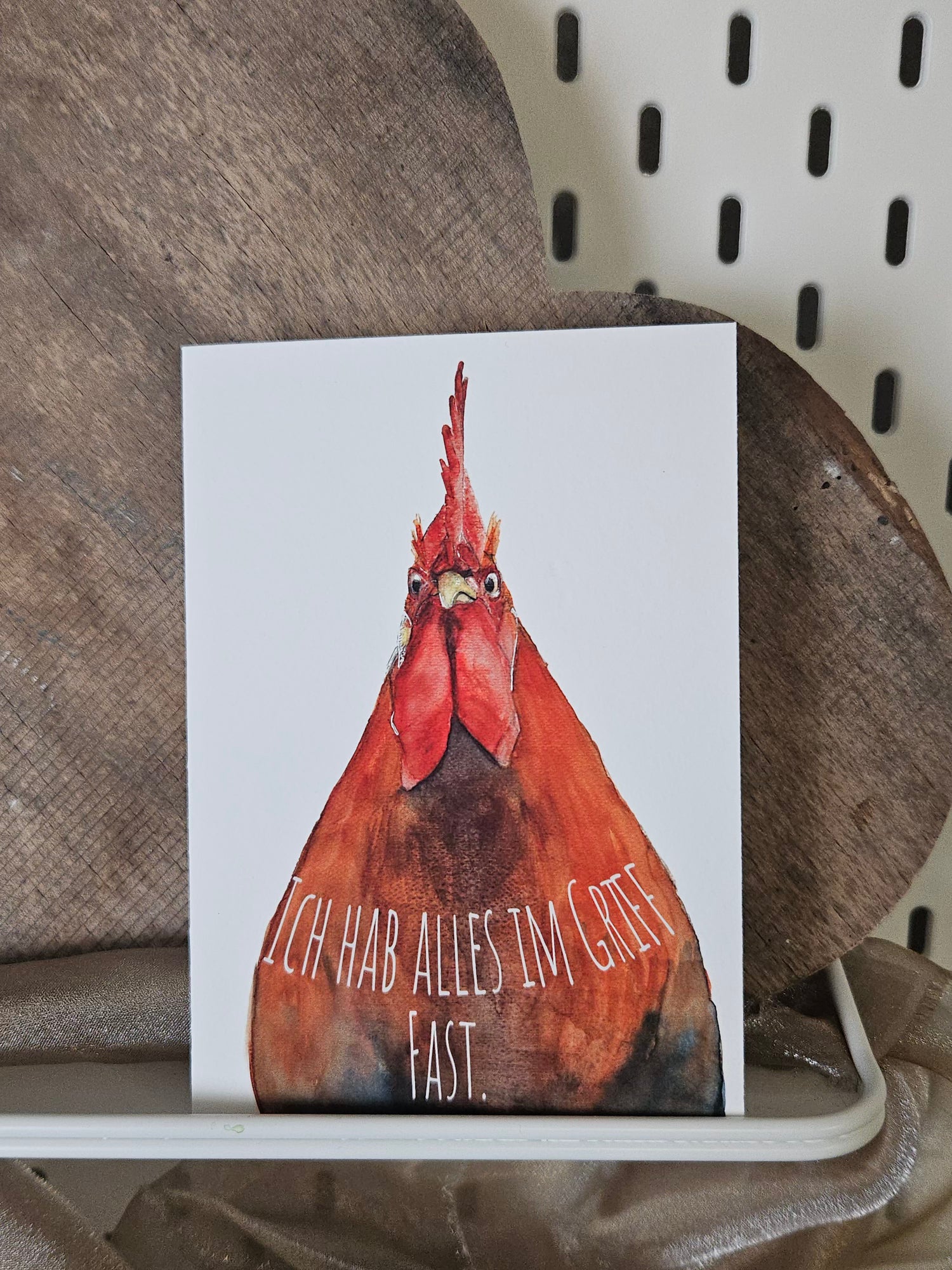 FineArtPrint Grußkarten Federn und Attitüde