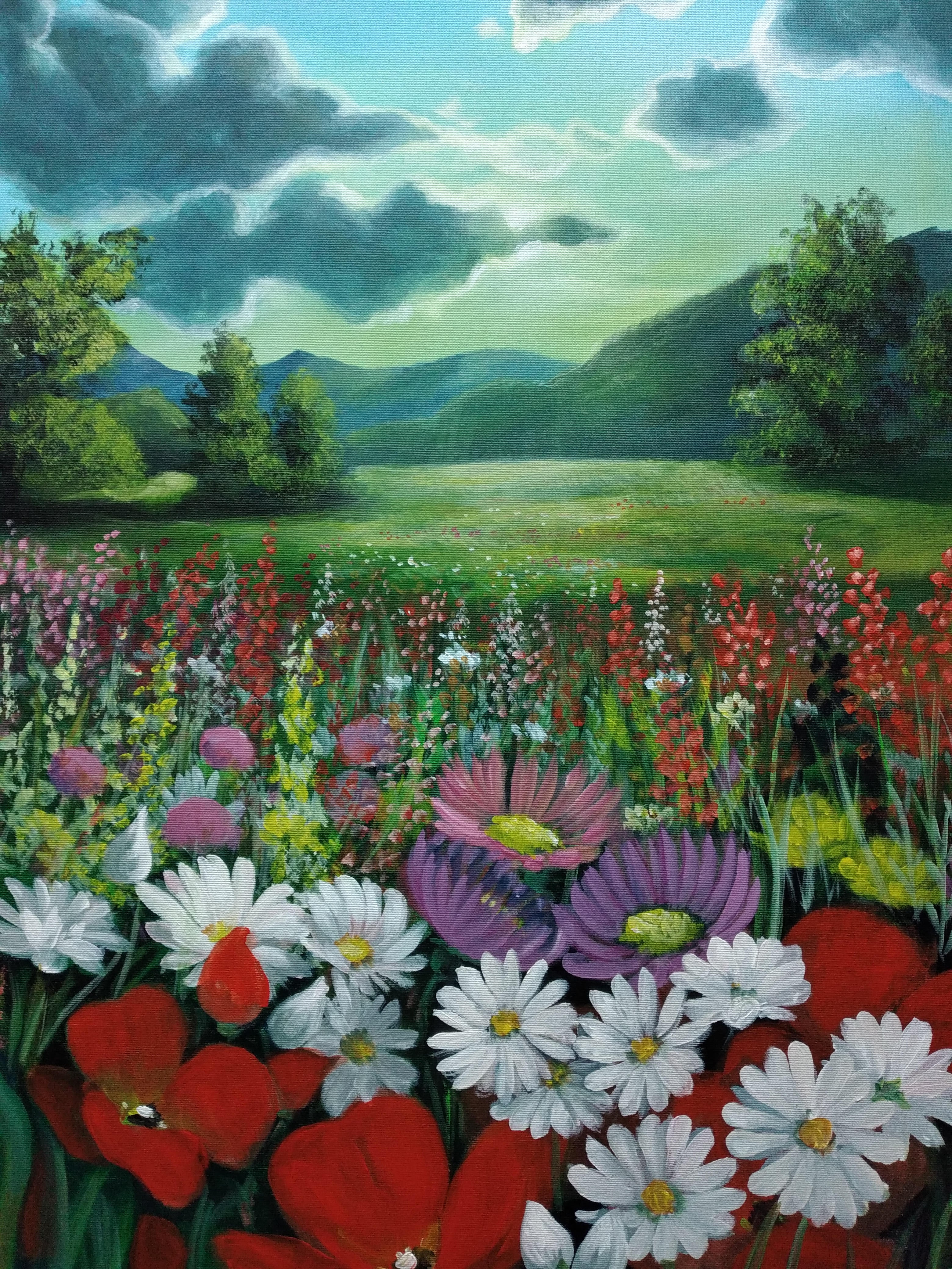 Flowers in the sun