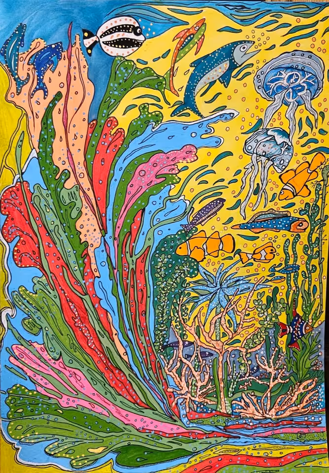 Farbveränderung im Ökosystem — Edith Weiss