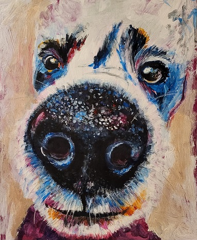 Die Nase — Original von Brigitte Gindra-Vady