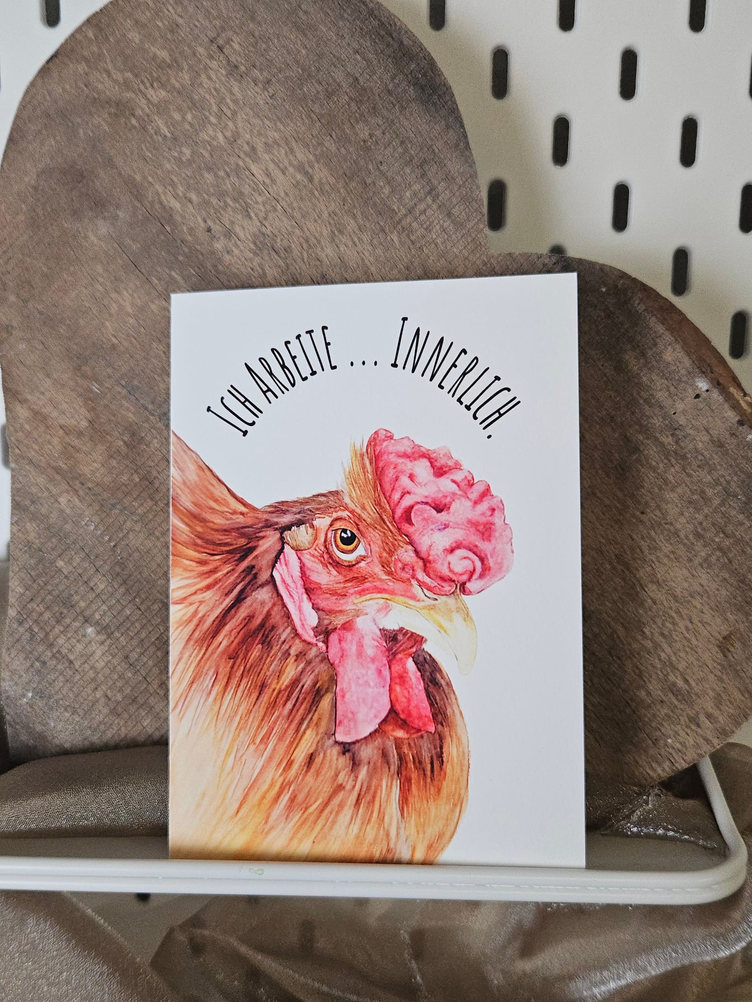 FineArtPrint Grußkarten Federn und Attitüde