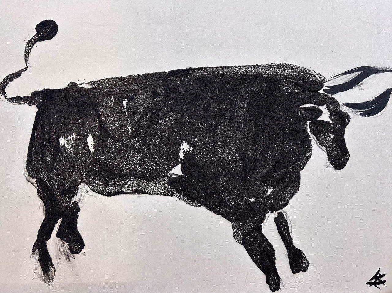 Stier Sand — Kerstin Kager