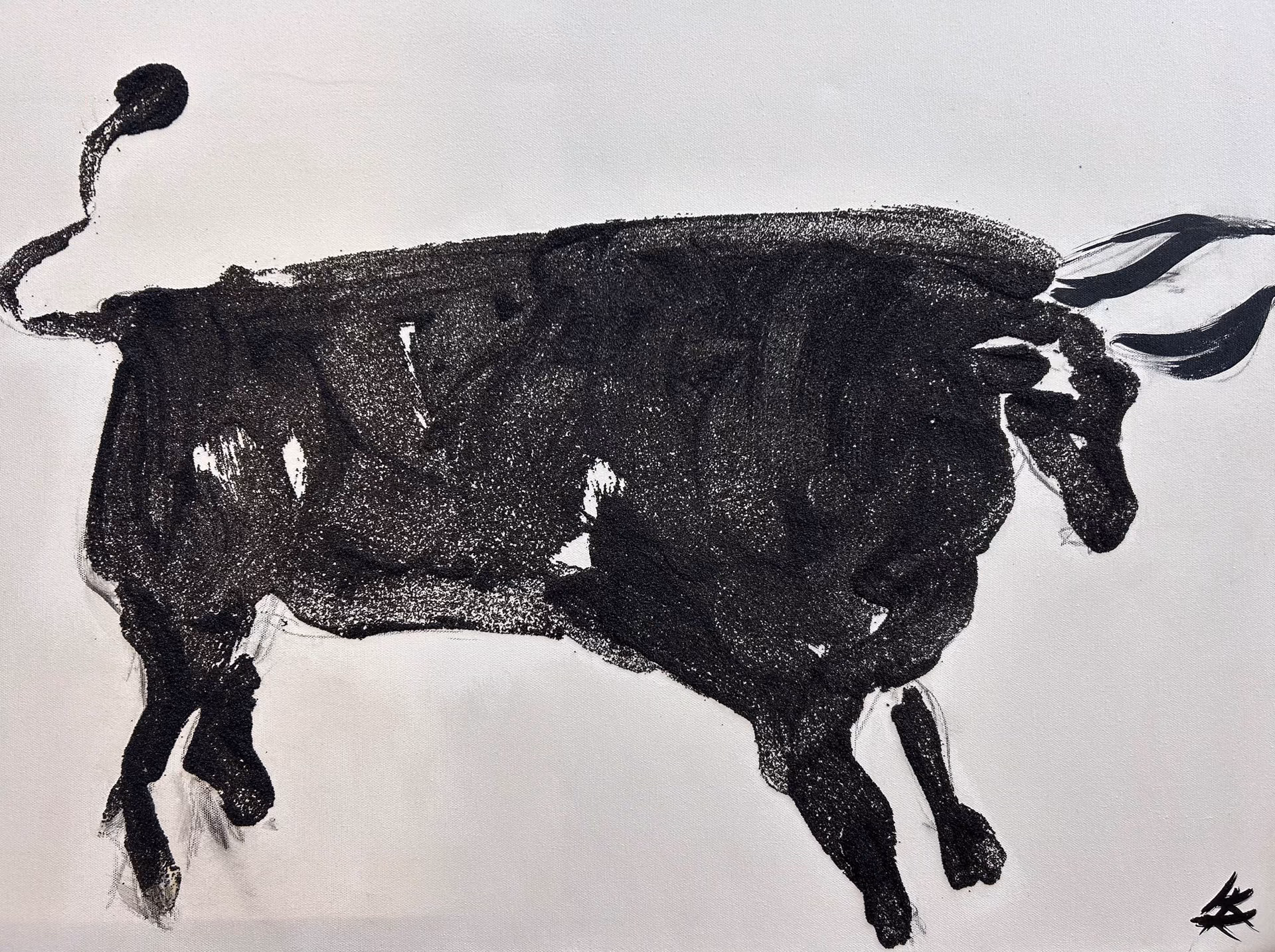 Stier Sand — Kerstin Kager