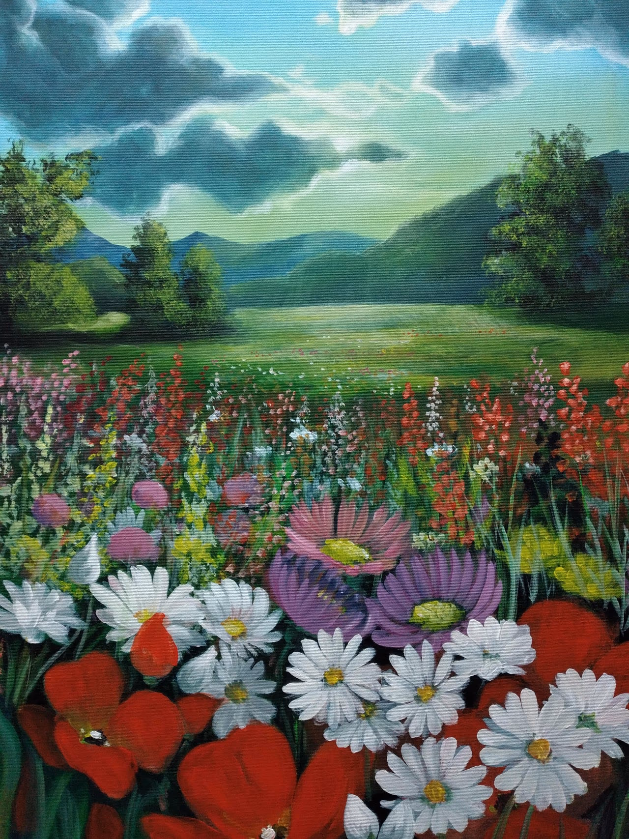 Flowers in the sun
